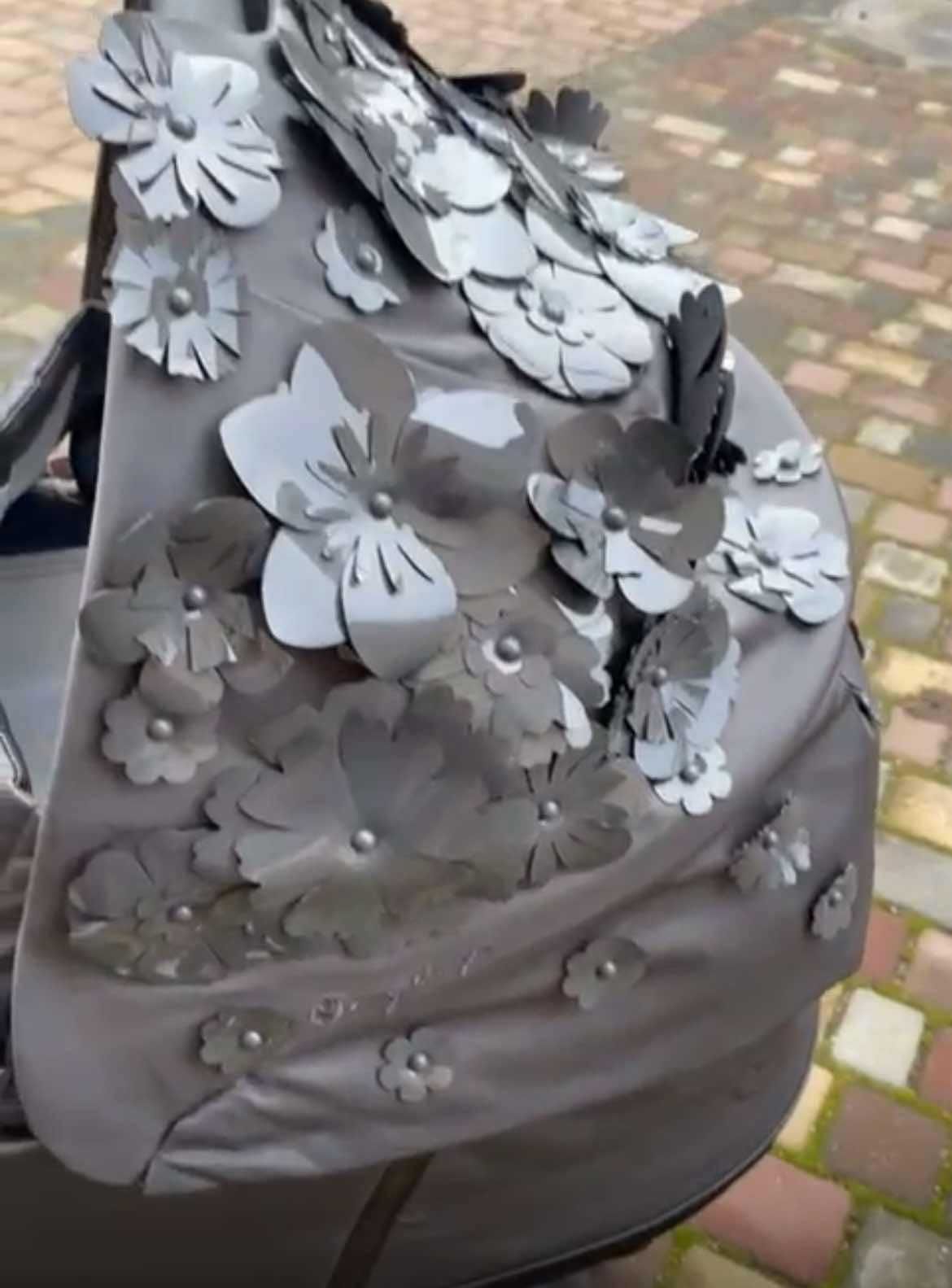 Wózek Spacerówka Cybex PRIAM 4 Simple Flowers Grey