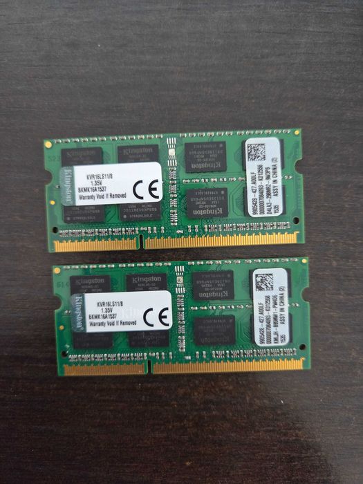 Memoria 16GB (2x8) DDR3 SO-DIMM