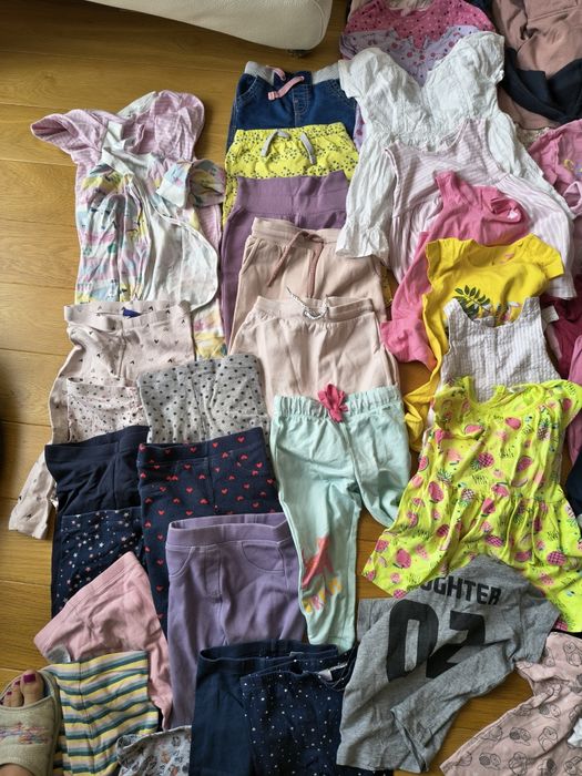 Paka ubranek dla dziewczynki rozmiar 86