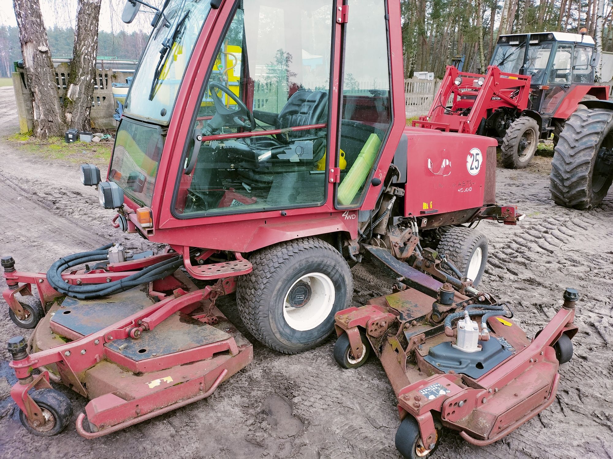 Kosiarka Toro Groundmaster 4000 d Traktorek boisko łąka