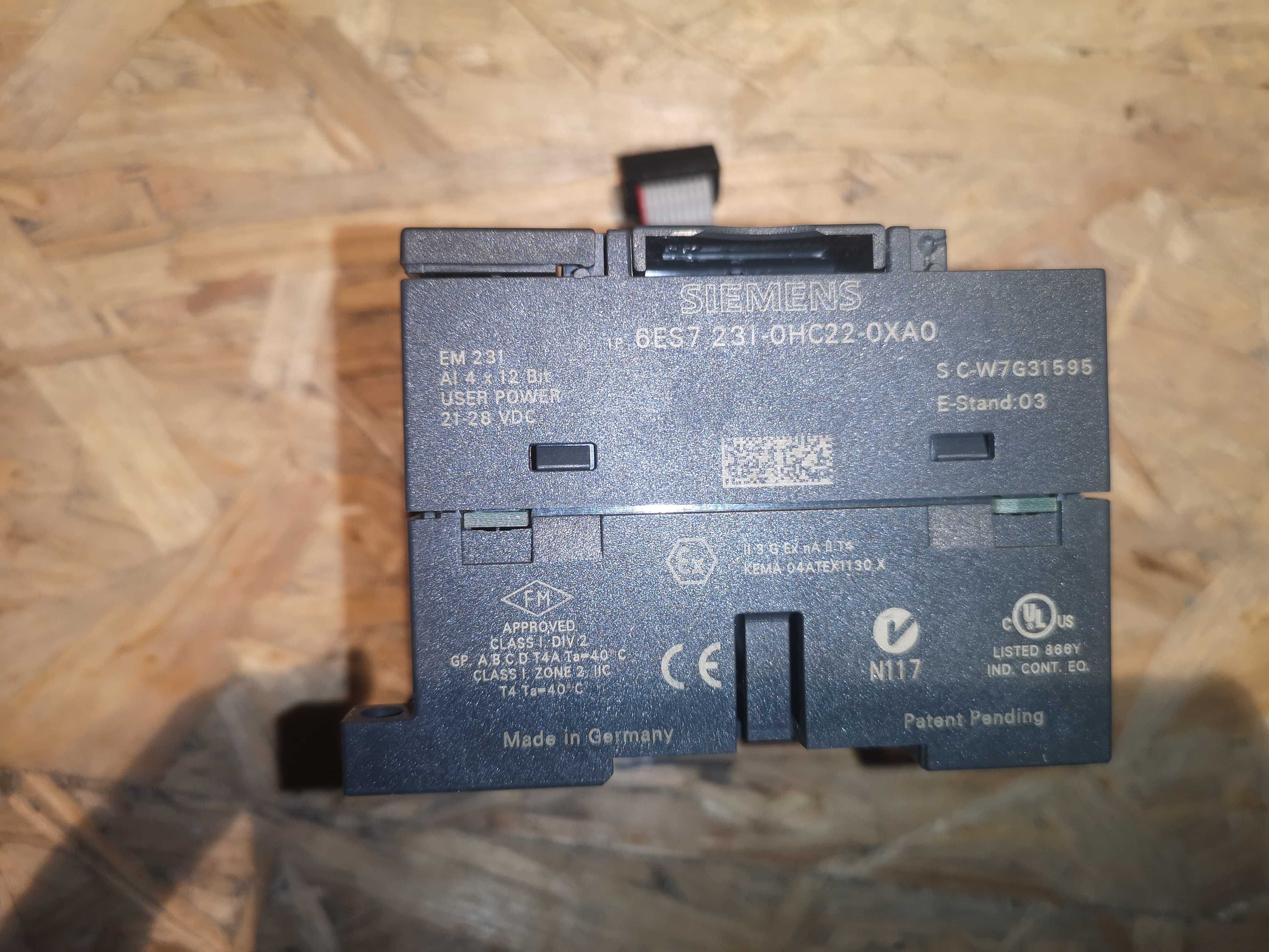 Sterownik s7-200 CPU 216 + karty 6ES7 216-2AD00 223-1PL00 231-0HC22