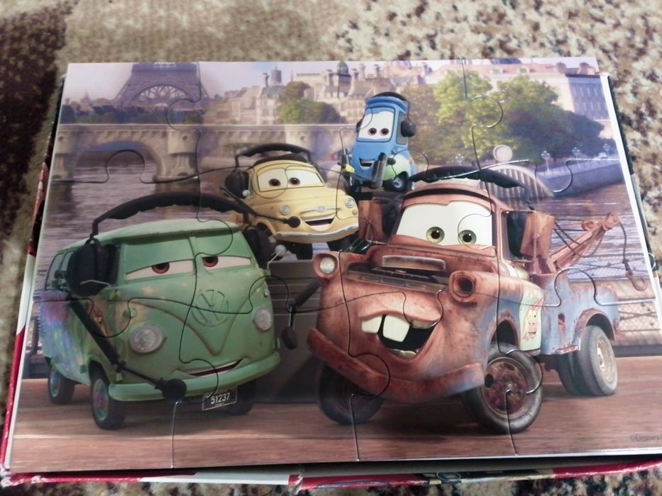 Продам крупні пазли! Машини. Не картон, Крутезна якість