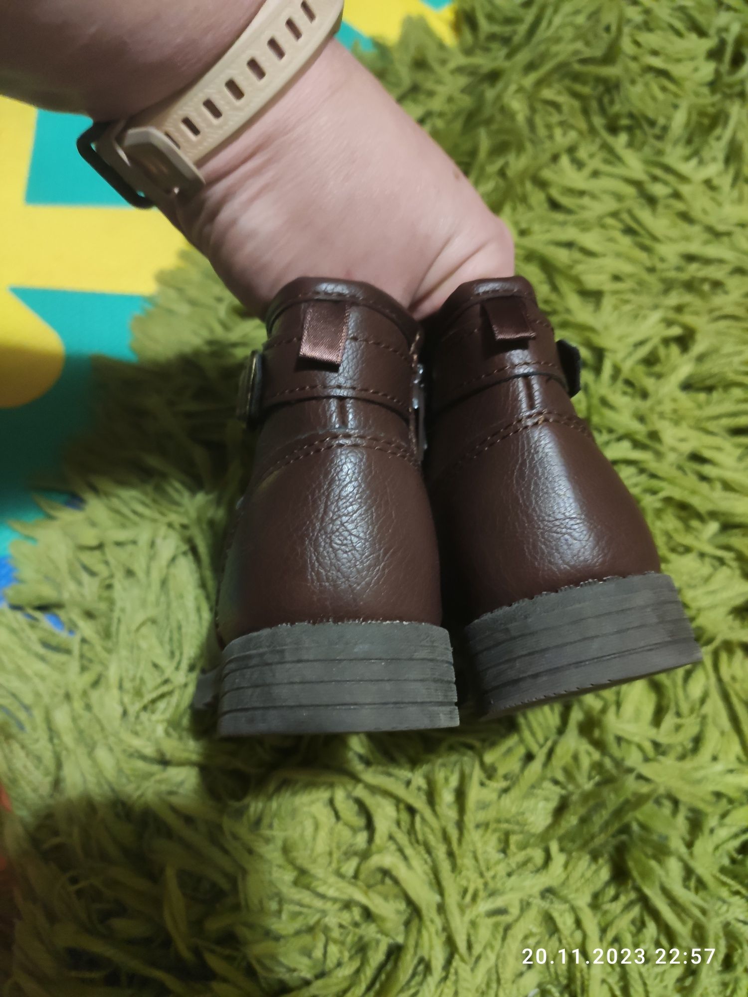 Дитячі чобітки демисезонні чи єврозима Carter's р-24, 14,6 см