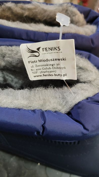 Kalosz damski za kostkę ocieplane r.39