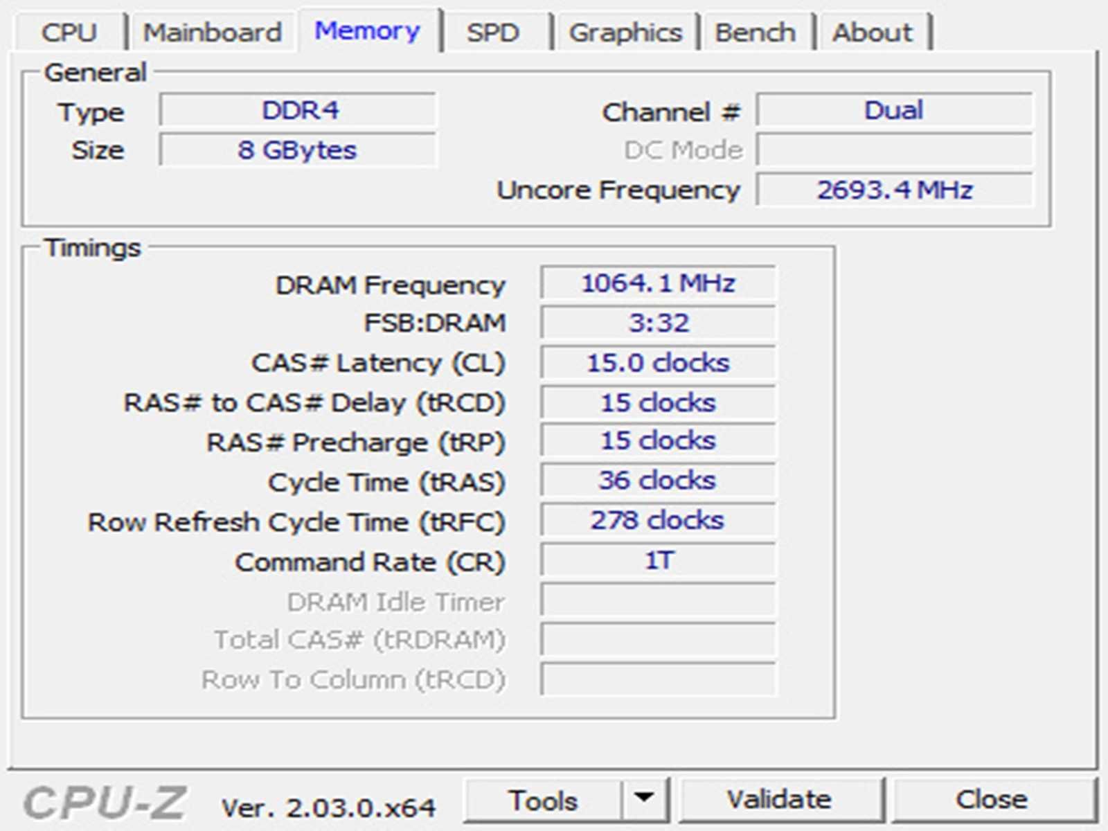 DDR4 8GB Samsung 2133P
