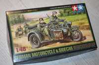 Tamiya 32578 German Motorcycle and Sidecar 1/48