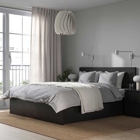 Łóżko IKEA MALM podnoszone ,kolor wenge,r.160x200cm-dostawa grat