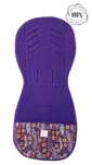 wkladka do wózka spacerowego wełna merino Simple Wool Jagodowa