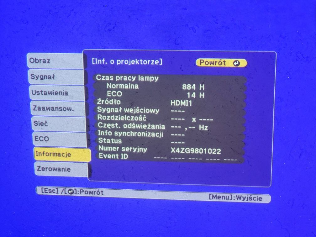 Projektor Epson EB-980W