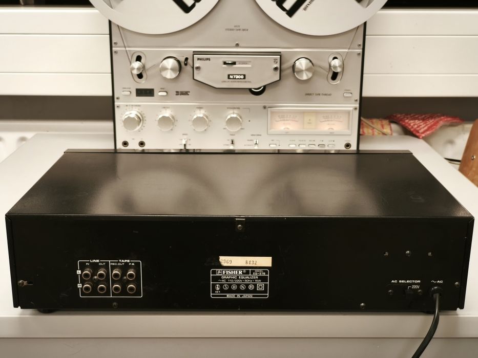 Еквалайзер Fisher EQ-276 ! 10 смуг ! З аналізатором спектру ! Японія !