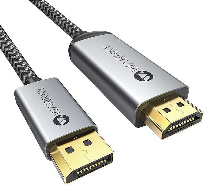 Кабель WARRKY 4K DisplayPort — HDMI, 1,8 м