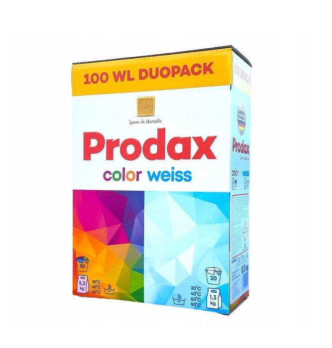 Proszek do prania Prodax 2w1 .