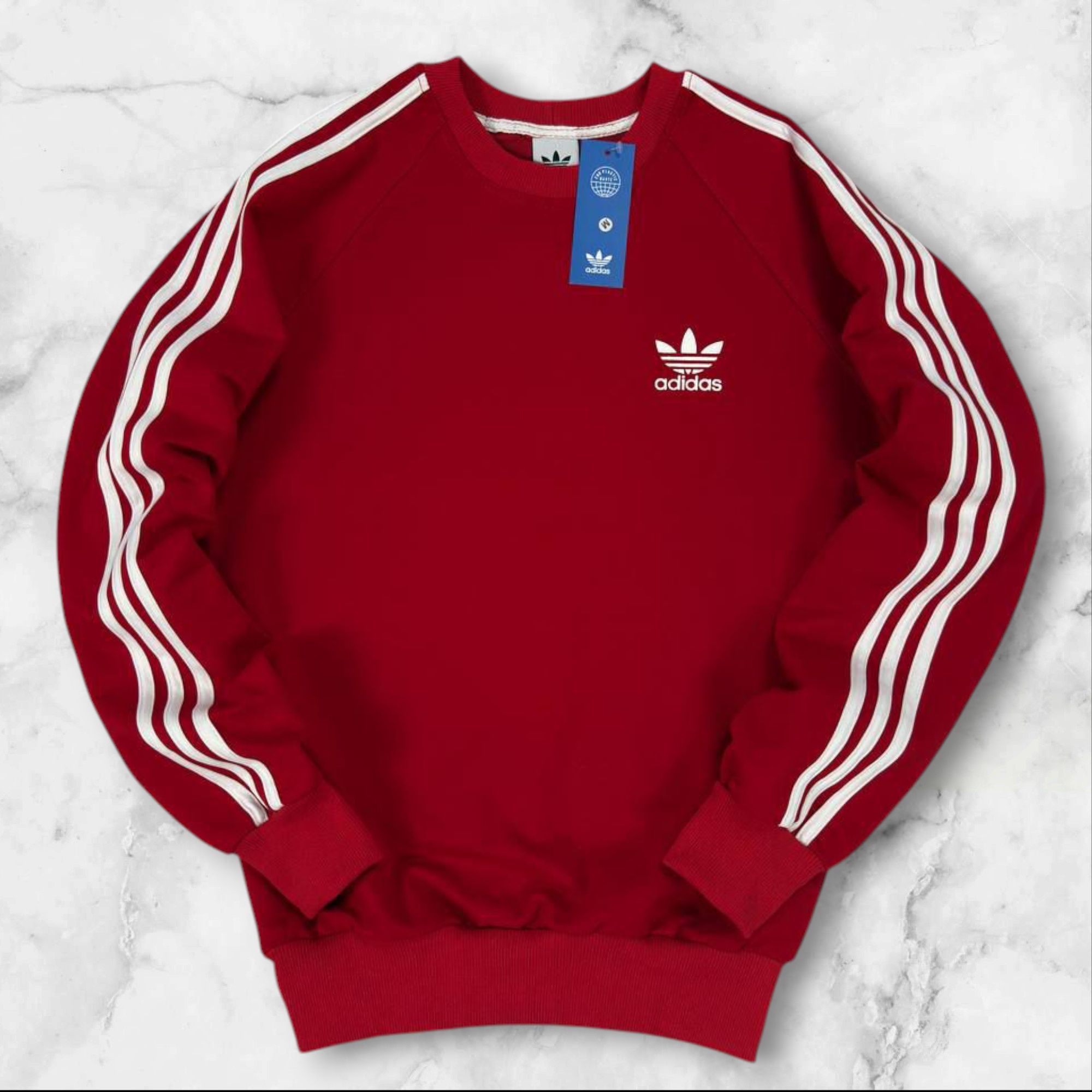 Світшот Adidas / Чоловіча кофта Адідас. Лонслів. Преміум якість