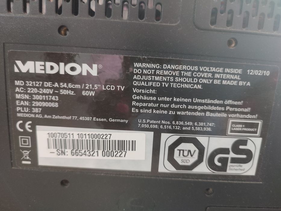 Monitor LCD 21,5 cali