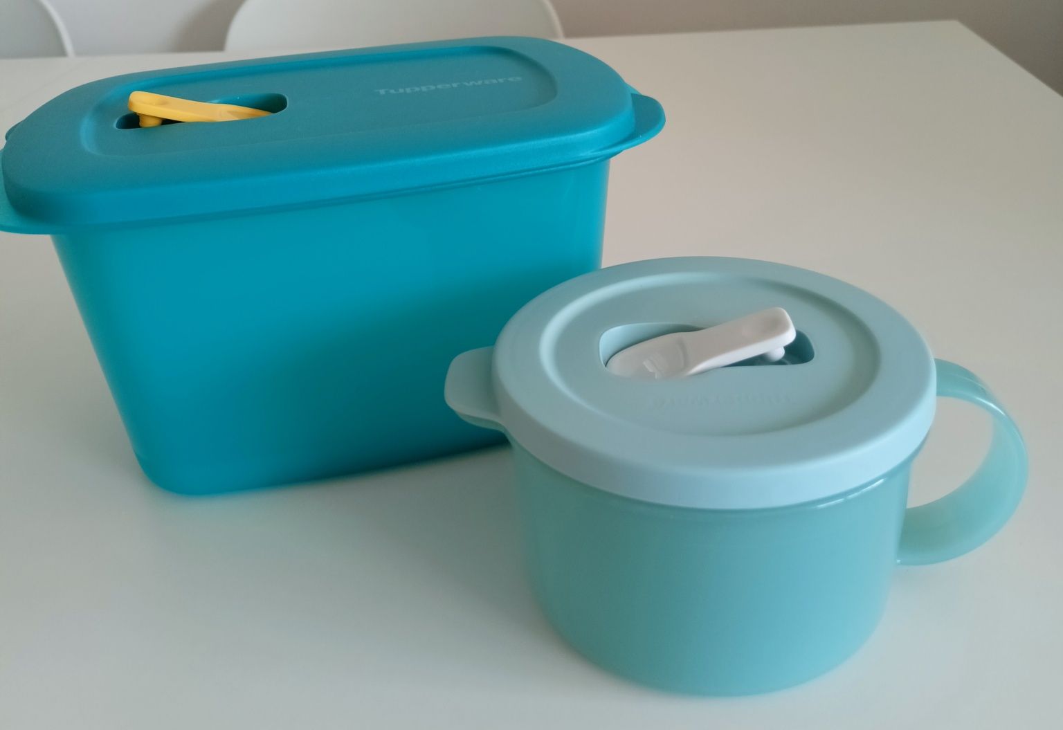 Tupperware zestaw Cristallo pojemnik kubek