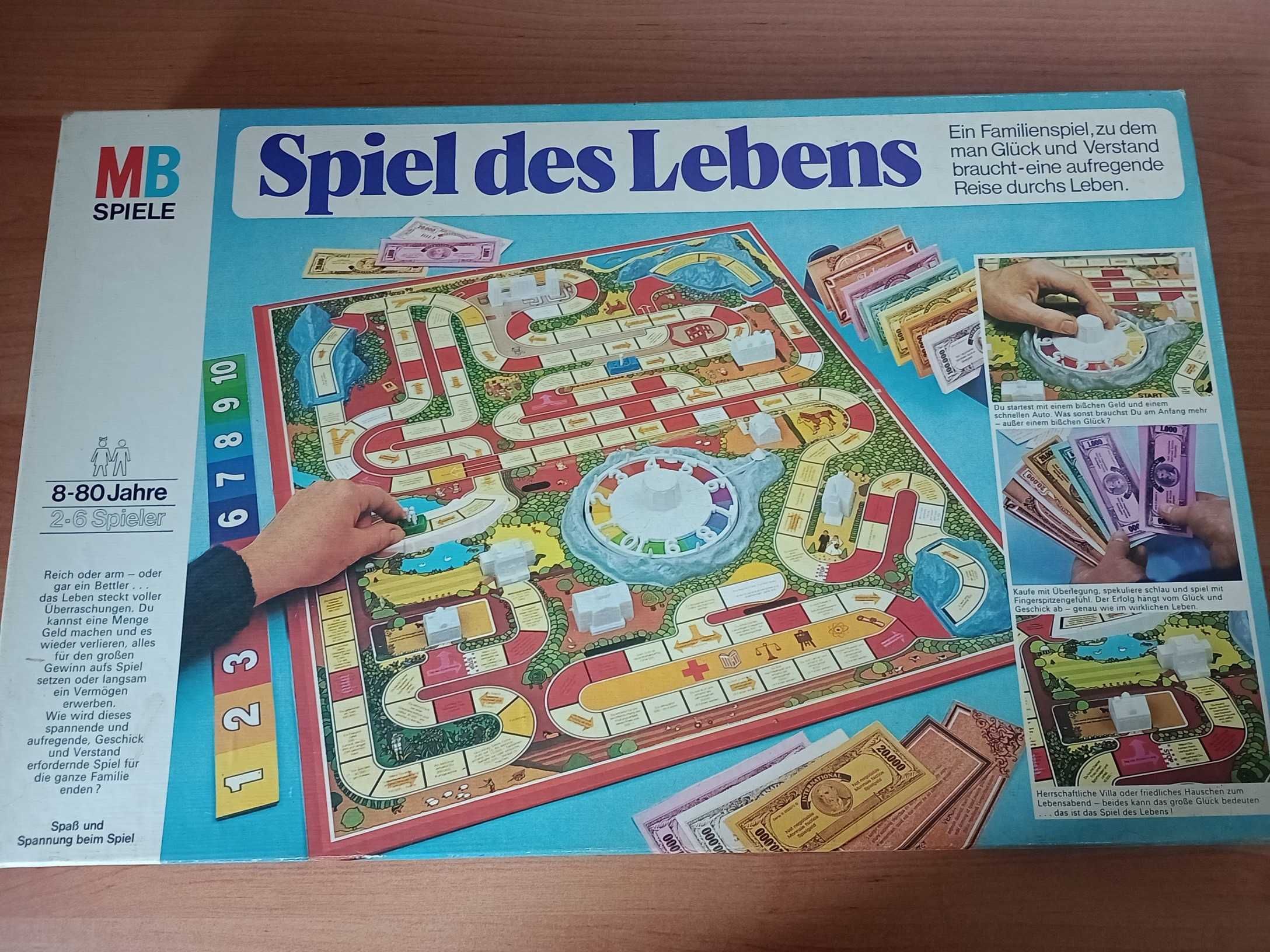 Gra planszowa Spiel des Lebens Life Życie po niemiecku unikat