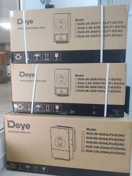 Інвертор мережевий Deye 12кВт 3фазний SUN-12K-G06P3-EU-AM2-P 600$