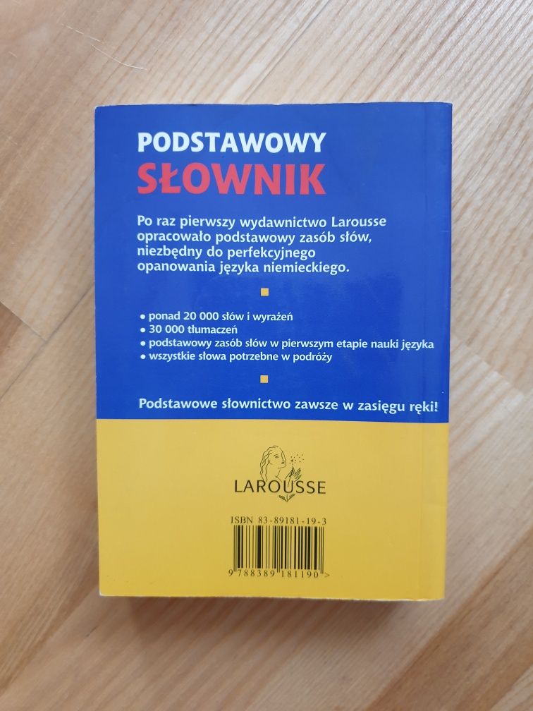 Podstawowy kieszonkowy słownik polsko-niemiecki niemiecko-polski