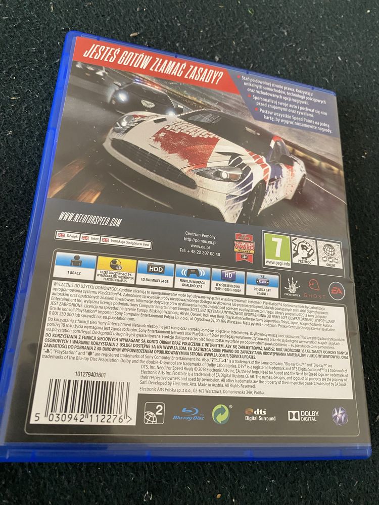 Sprzedam NFS Rivals do ps4