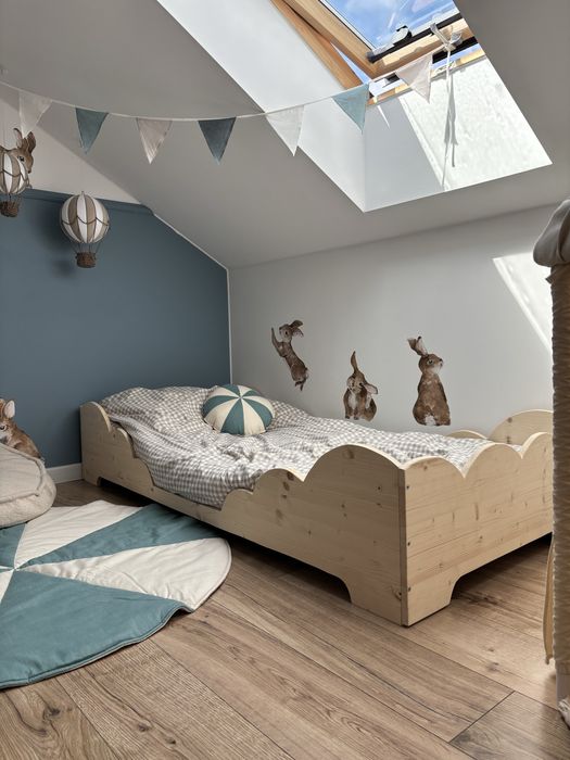 Drewniane łóżeczko dziecięce „ CHMURKA ”