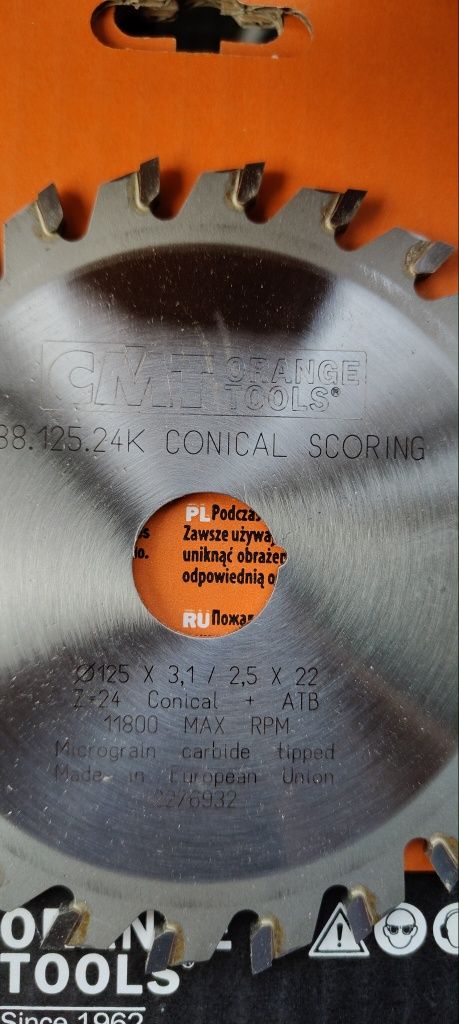 Tarcza CMT Podcinak trapezowy CMT 288.125.24K