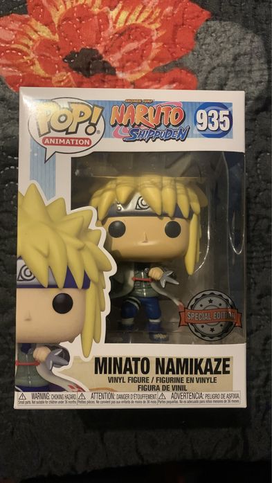 Funko pop naruto minato namikaze 935 special edition sticker