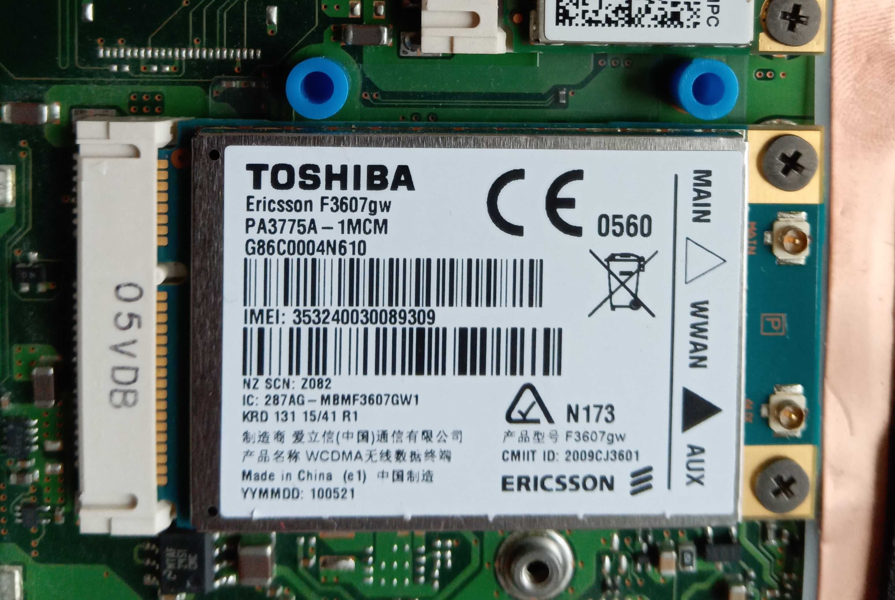 3G модем Ericsson F3607gw (PA3775A-1MCM) Mini PCI Express Card GTM378E