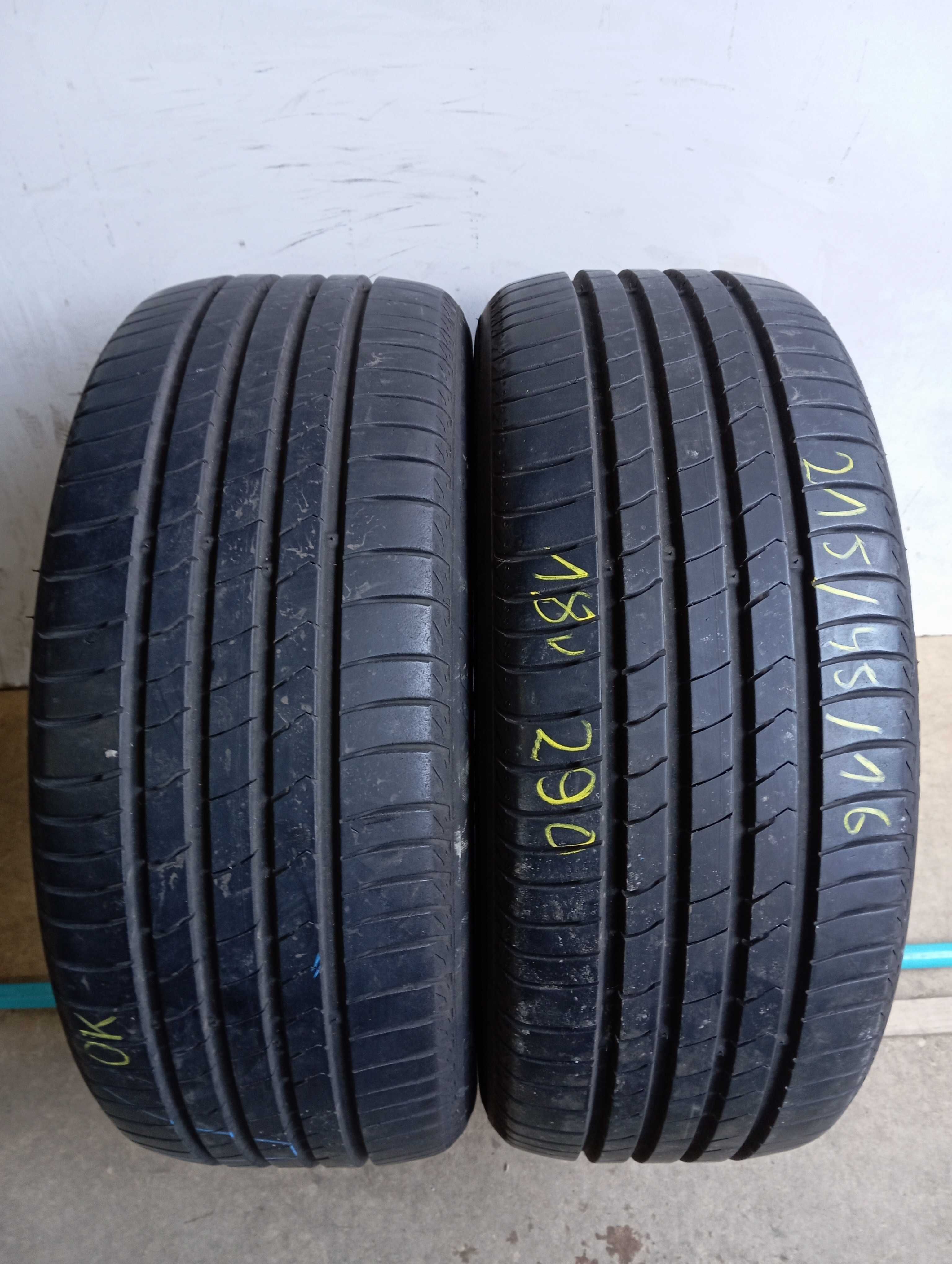 2x 215/45 R16 86H Kumho Ecsta HS51 2018r 6,2mm