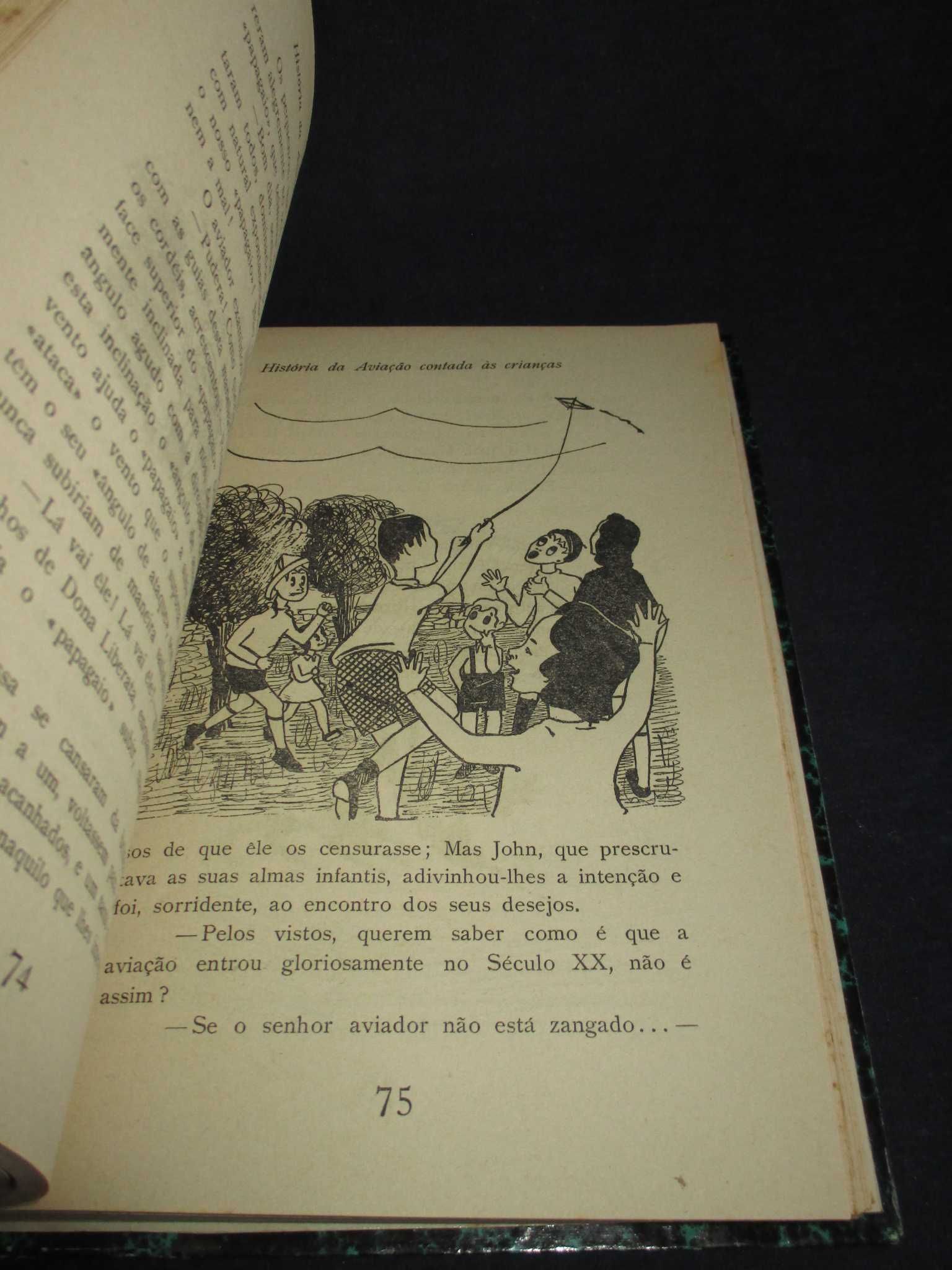 Livro História da Aviação contada às crianças Fernand'Almiro