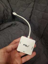 Адаптер FSU для Apple MacBook Pro HDMI/DVI/VGA to mini DP