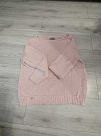 Piękny różowy sweterek jak ażurowy