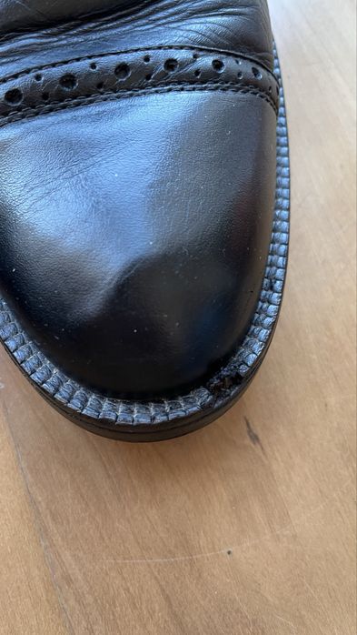 Sapatos clássicos Emidio Tucci pele preta tamanho 43