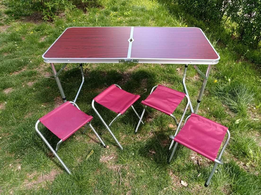 Усиленный стол для пикника кемпинговый столик стулья складной