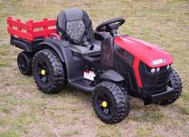 HIT! SUPER traktor na akumulator na gumowe koła + pilot skóra