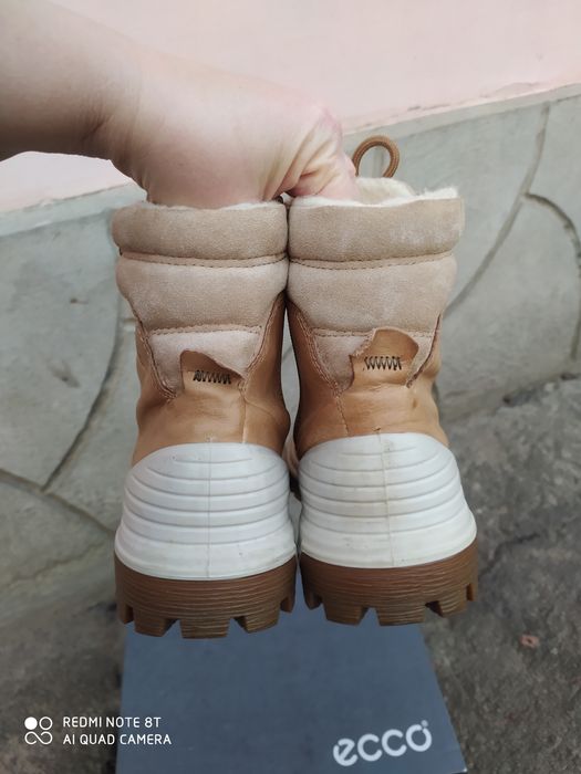 Ecco 38 ботинки жіночі зимові черевики сапоги взуття ессо