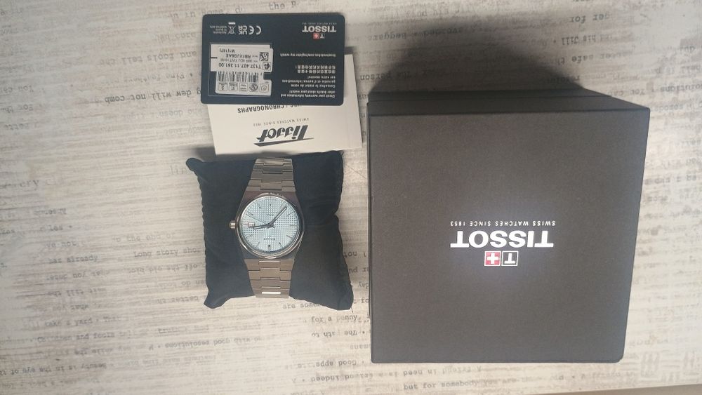 Tissot Prx Powermatic 80 40mm Ice Blue