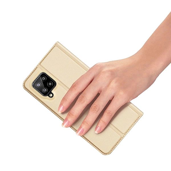 Etui Dux Ducis Skin Pro z klapką do Samsung Galaxy A42/5g złoty