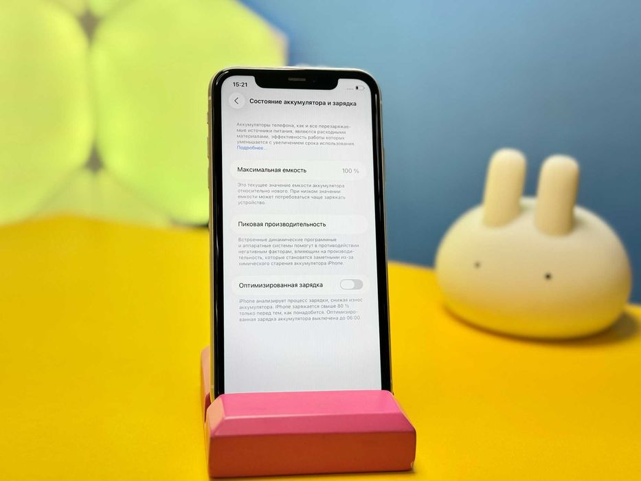 Смартфон Apple iPhone 11 128GB White (148852) Б/У З ГАРАНТІЄЮ
