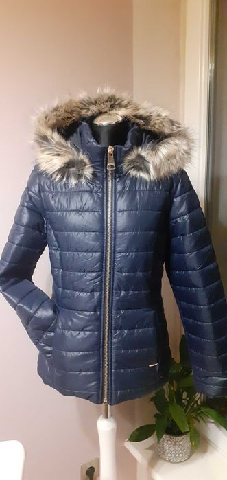 Nowa kurtka przejsciowa z odpinanym kapturem, L