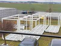 Rama kontenera, konstrukcja stalowa pod kontener 2,2m x 6m