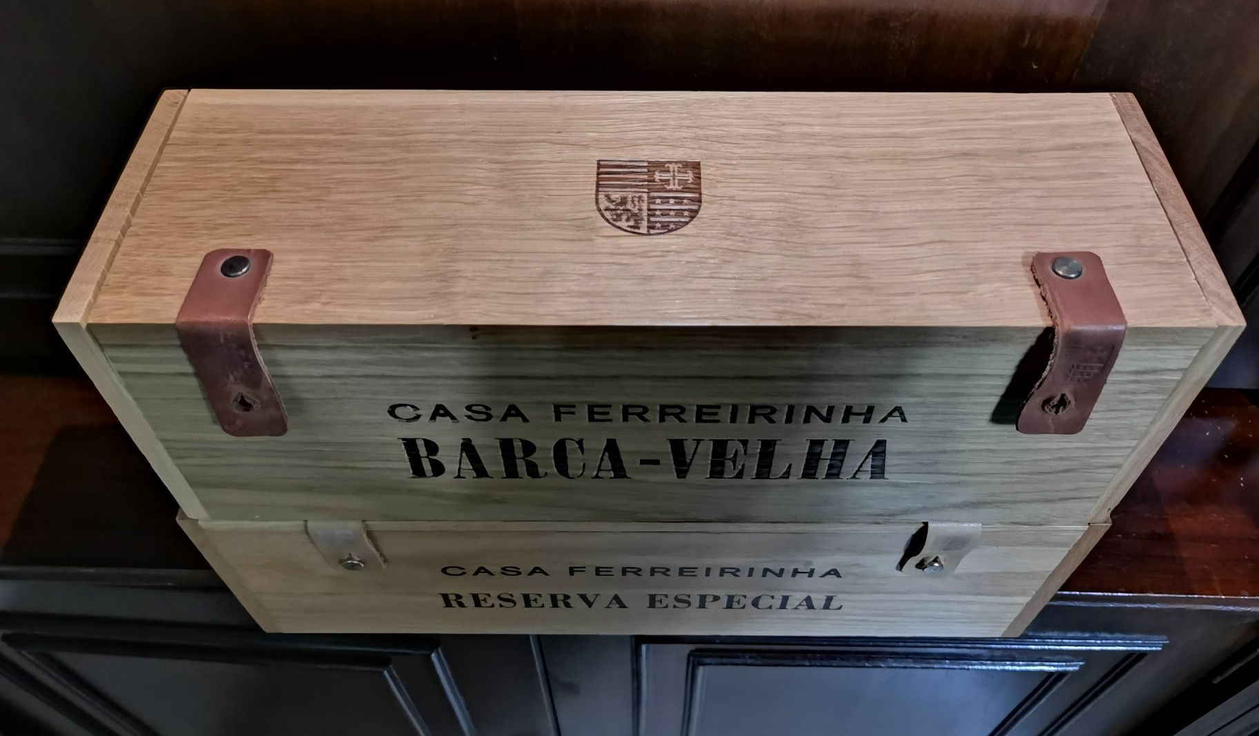 Caixas Oficiais dos vinhos Barca Velha