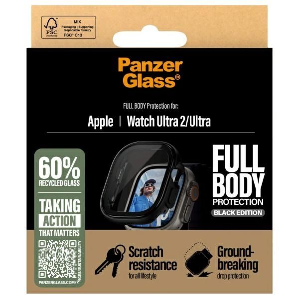 PanzerGlass Snappie Full Body Apple      Watch Ultra 2 Czarny/Black
