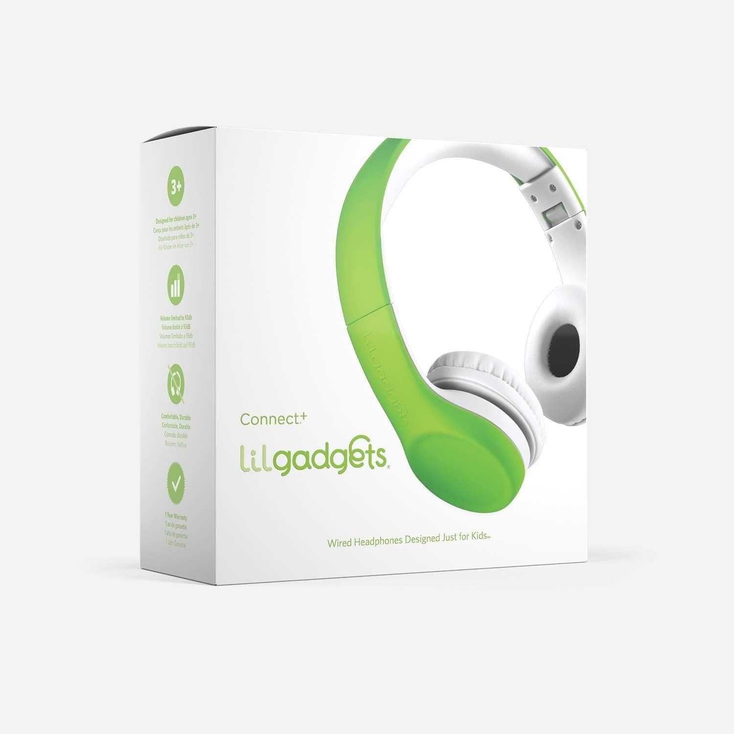 Słuchawki przewodowe i mikrofonowe dla dzieci, LilGadgets Connect+