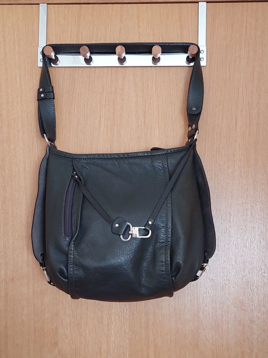 Bolsa de senhora em pele optimo estado