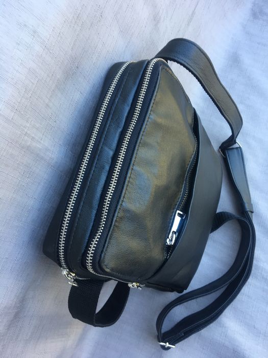 Сумка чоловіча, натуральна шкіра.