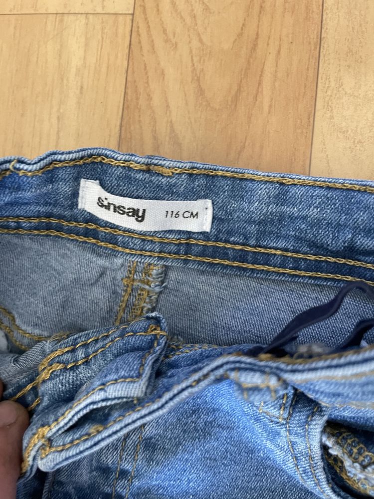 Spodnie jeansowe chłopięce sinsay 116