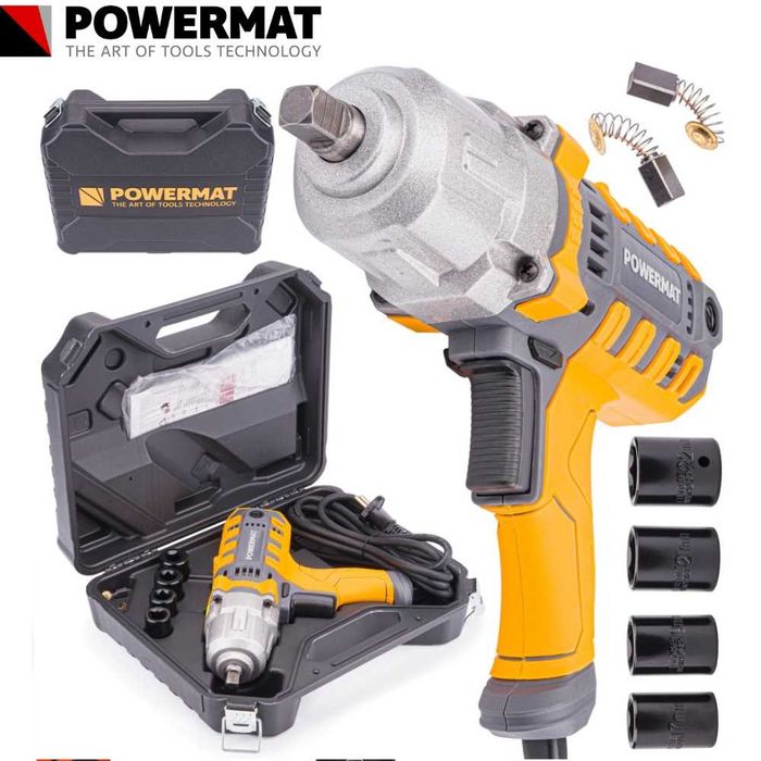 POWERMAT Udarowy Klucz Elektryczny Kół 2100w 800nm 1/2 Nas PM0836
