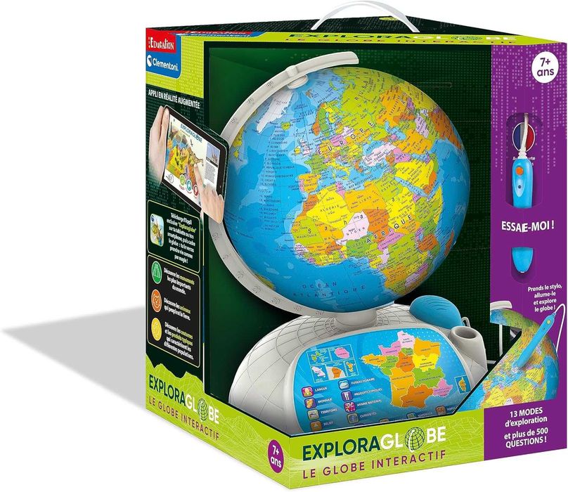 Clementoni Globus Interaktywny fizyczno-polityczny j. FRANCUSKI C61