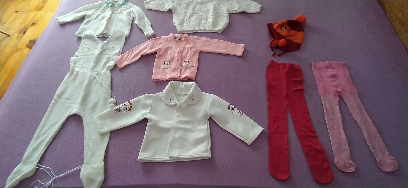Paka ubrań dla dziewczynki, rozm. 80-86