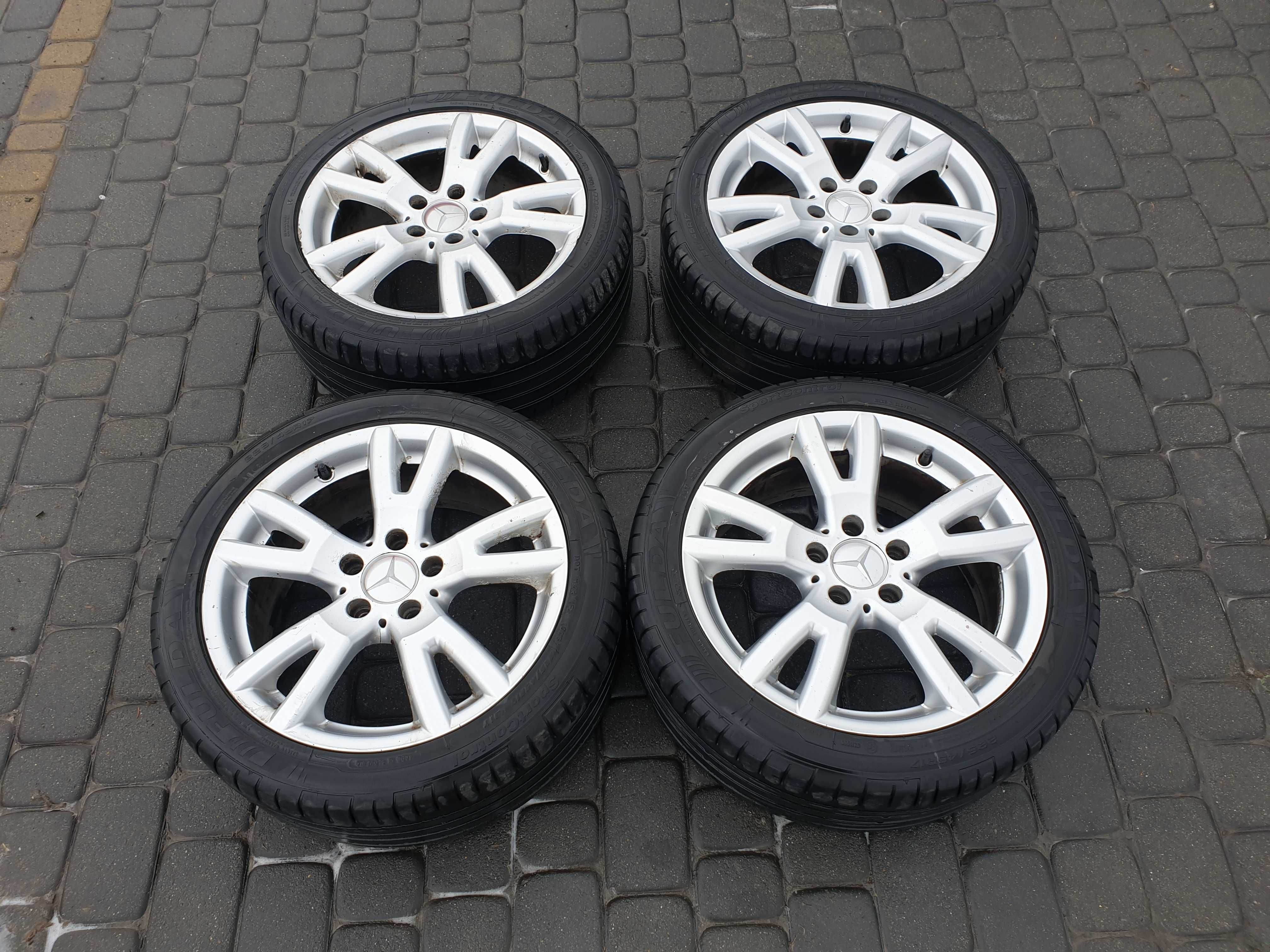 Felgi Koła 5x112 Mercedes Audi 225/45 R17 Fulda Ładne